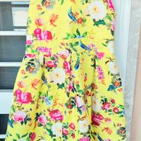 Vestito giallo floreale – vivace e romantico