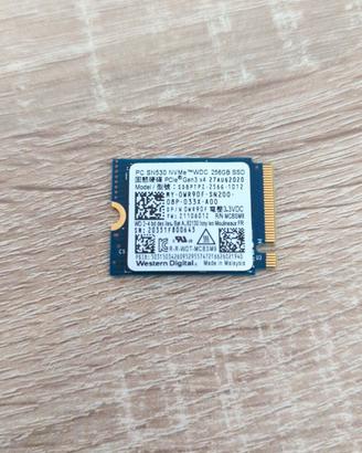 SSD Wester Digital 256 GB NVMe M2 2230 - SSD12