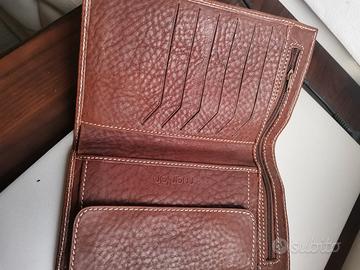 Portafoglio donna vera pelle vintage