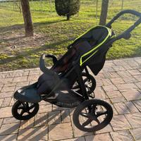 Hauck passeggino trekking 3 ruote ammortizzate