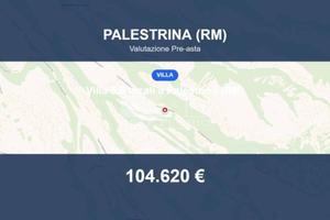 Immobile in asta di 83 m² con box auto a Palestrin