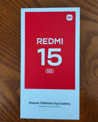 Cellulare xiaomi Redmi 15 5g (8+256GB)