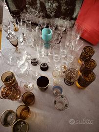 lotto bicchierini vintage 