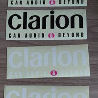 adesivo Clarion car audio & beyond