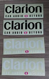 adesivo Clarion car audio & beyond