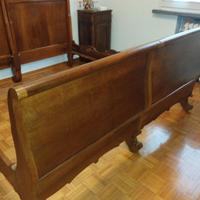 Letto a barca matrimoniale fine '800
