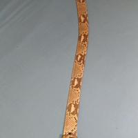 Cinta EL CHARRO in pitone bianco vintage