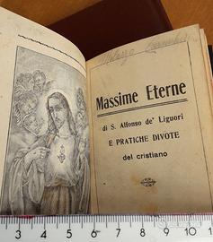 Libro religioso Antico libretto Massime Eterne 933