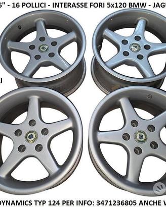 Cerchi In Lega Da 16" Per Bmw - Jaguar 5x120