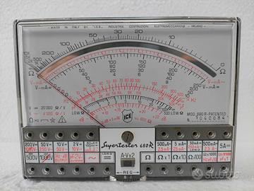 SUPERTESTER ICE 680R  MULTIMETRO ANALOGICO
