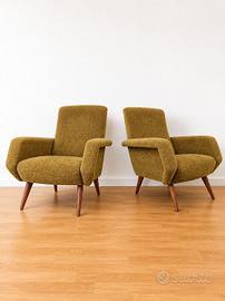 Coppia di Poltrone Mid-Century,  Anni '50