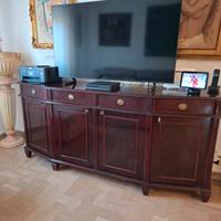 credenza  piuma di mogano 