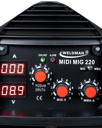 Saldatrice Mig inverter 220 amp professionale