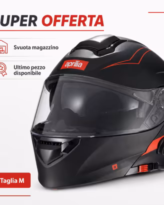 Casco Aprilia Modular BT Bluetooth Taglia M
