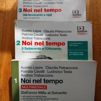 Noi nel tempo - triennio - volumi 1 2 3