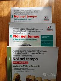 Noi nel tempo - triennio - volumi 1 2 3