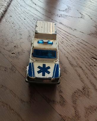 Modellino vintage Majorette ambulanza

