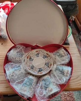 Set 6 tazzine caffè con piattini LMDV NUOVO