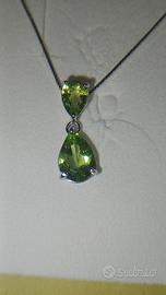 COLLANA CON PERIDOTI CERTIFICATI-PREZZO TRATTABILE