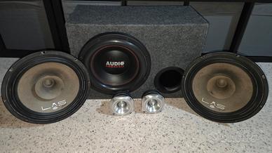 Impianto Audio: Subwoofer, casse, tweeter 