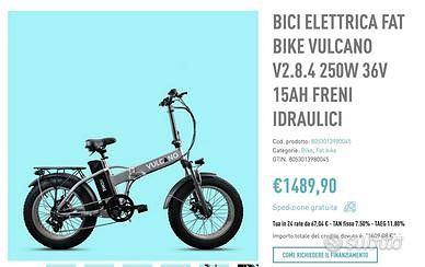 BICI ELETTRICA VULCANO DME