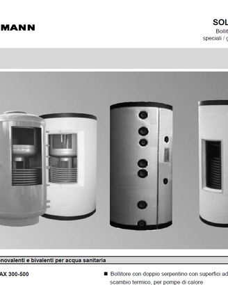 bollitore solarcell  puffer accumulo viessmann