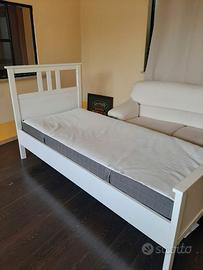 Letto singolo Ikea Hemnes + materasso