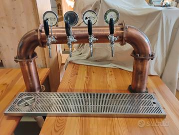 Impianto di spillatura 4 vie