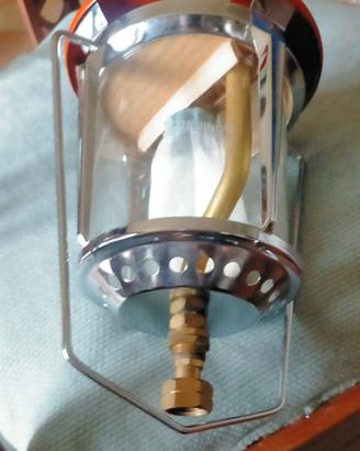 Lampada a gas Corening portatile inusato 