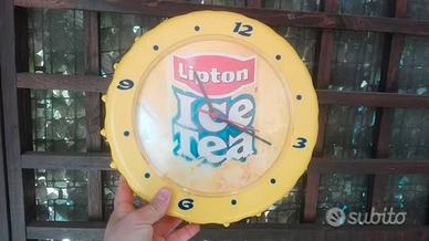 orologio pubblicitario lipton ice tea vintage
