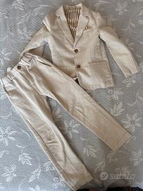 Abito e camice cerimonia bimbo Mayoral 5/6 anni