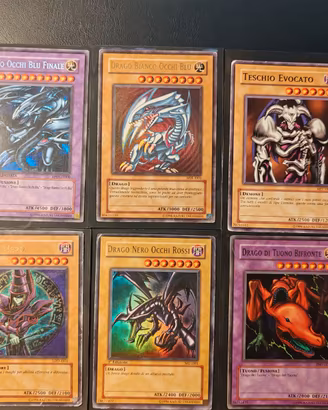Carte Yu Gi Oh RARE - lotto 6 carte SE, UL, SR