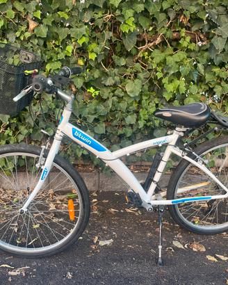 Bici da donna accessoriata cambio Shimano cestino.
