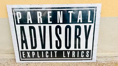 POSTER HIP HOP Parental Advisory Explicit Content