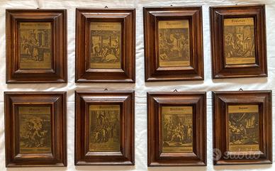 8 Quadretti arti e mestieri