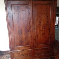 Armadio antico in noce massello - fine '800/'900