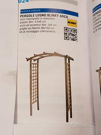 Pergola in legno