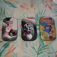 pokemon mini tin vuote + omaggi