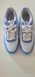 Nike Air Force 1 low rope laces azzurre 