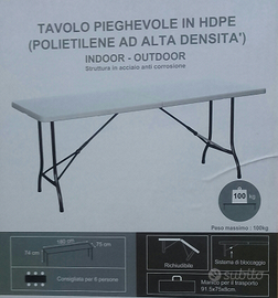 Set tavolo e 2 panche