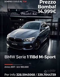 Bmw 118 118d 5p. Msport