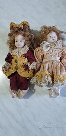 Bambole in porcellana vintage 