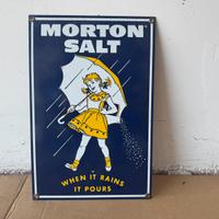 insegna morton salt pubblicità vintage