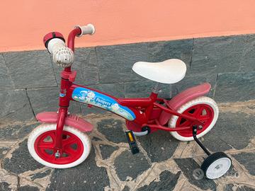 Bicicletta con rotelle