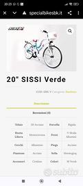 bicicletta bimba 20" Sissi 