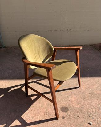 Poltroncina scandinava vintage di design anni ‘60