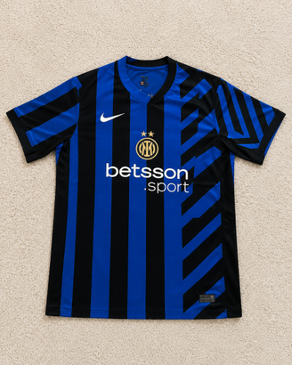Inter Blue & Black Football Jersey