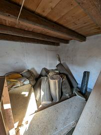 Materiale cantiere battiscopa lana roccia guaine 