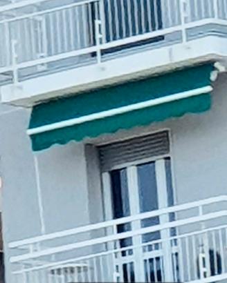 tenda da sole verde