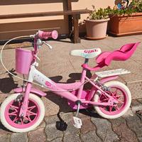 bici bambina completa di rotine